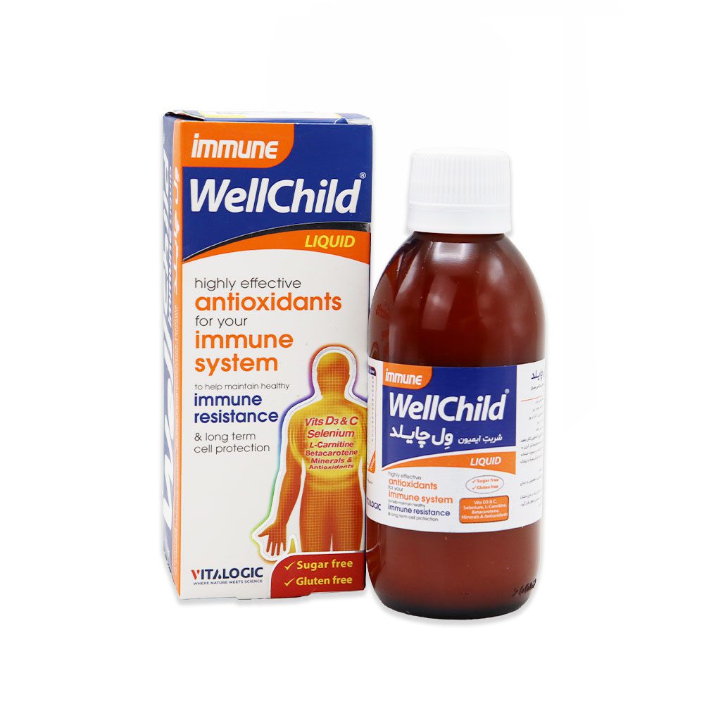 VitaAria WellChild Immune Syrup شربت ایمیون ول چایلد ویتاآریا