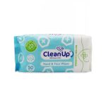 دستمال دست و صورت آنتی باکتریال کلین آپ