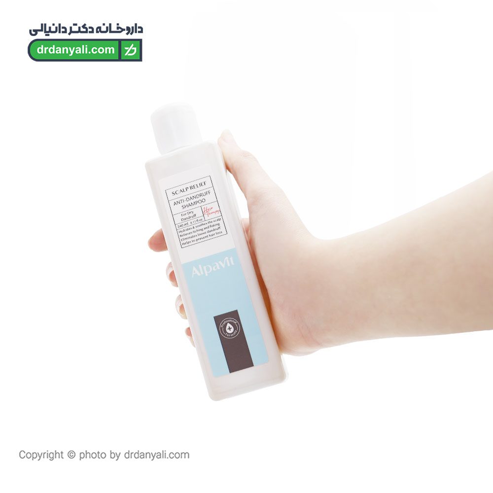 شامپو تقویت کننده ضد شوره خشک مو آلپاویت
