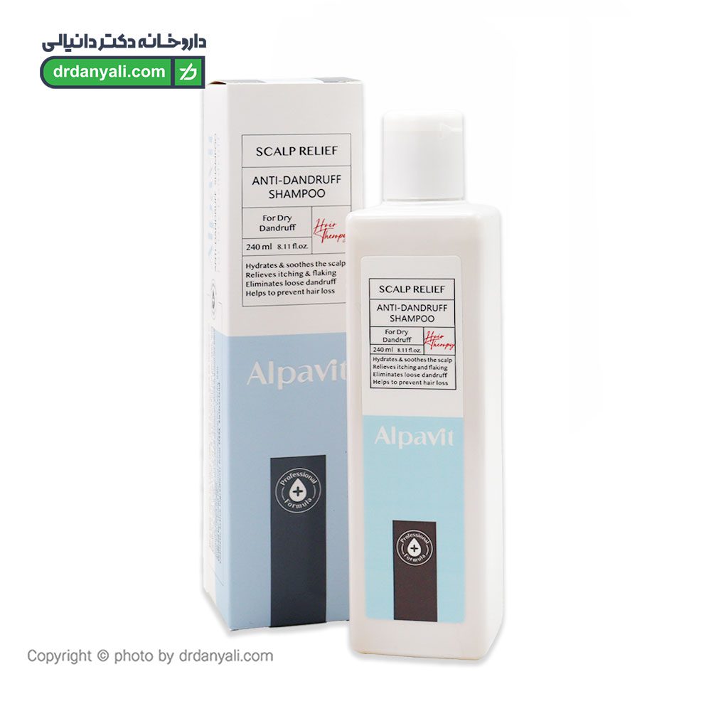 شامپو تقویت کننده ضد شوره خشک مو آلپاویت