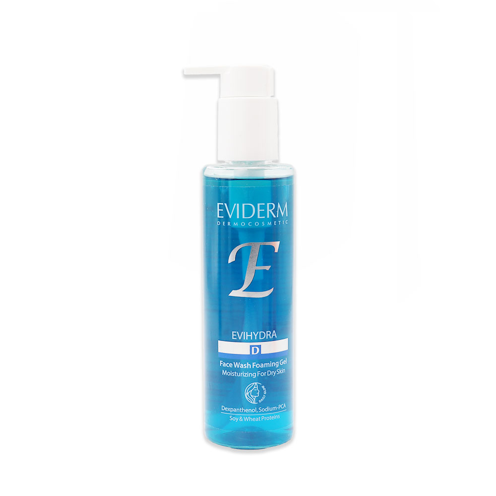 Eviderm Evihydra Face Wash Foaming Gel Dry skin فوم ژل شستشو صورت پوست خشک اوی هیدرا اویدرم
