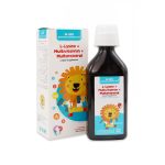 شربت ال لیزین و مولتی ویتامین و مینرال دکتر کیدز