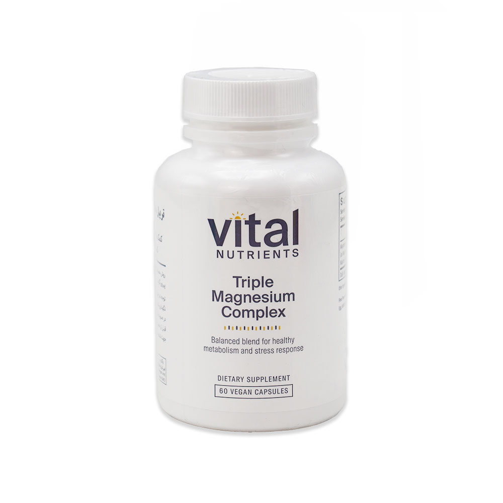 Vital Nutrients Triple Mg Complex کپسول منیزیم تریپل کامپلکس ویتال