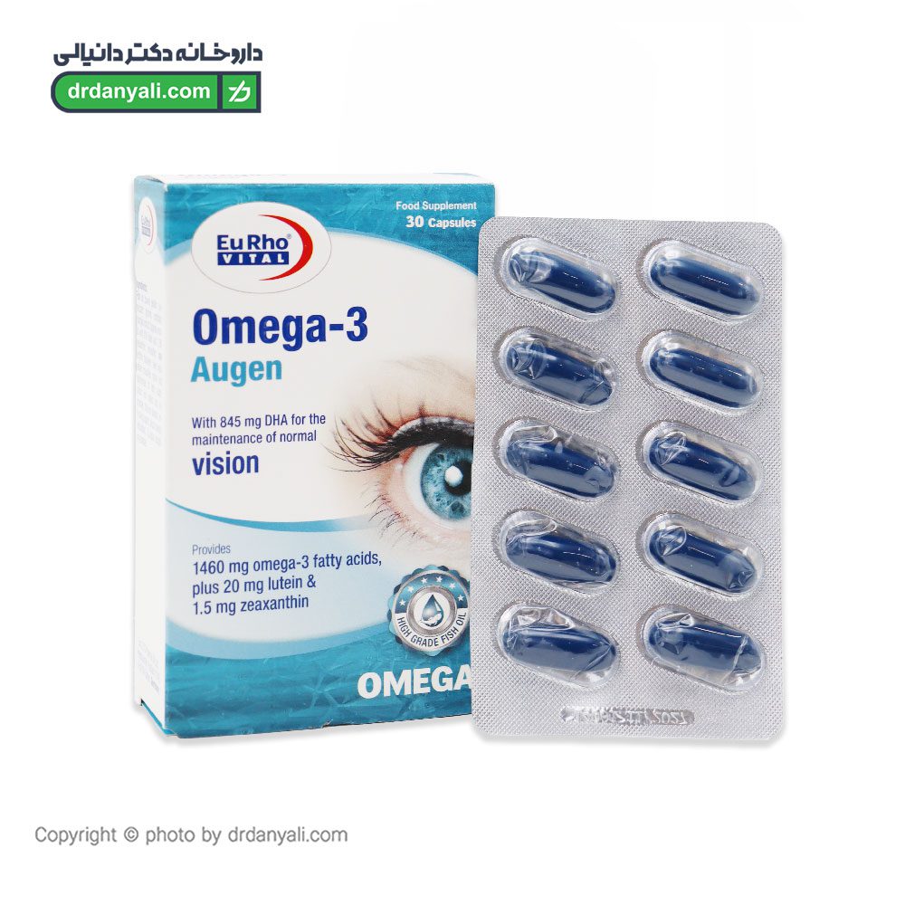کپسول نرم امگا 3 اوژن یوروویتال