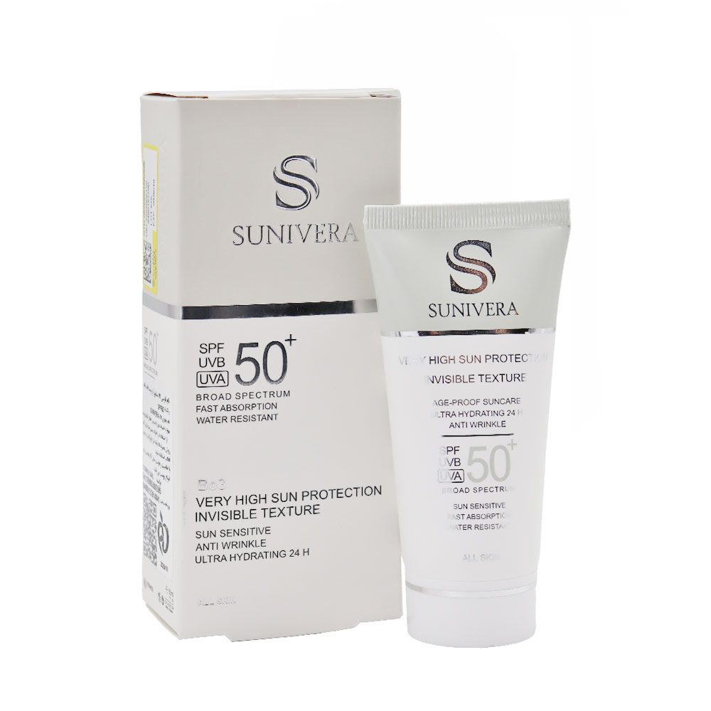 Sunivera SPF50 Invisible Sunscreen Cream کرم ضد آفتاب بی رنگ SPF50 سانیورا