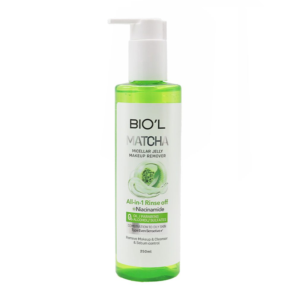 Biol Matcha Micellar Jelly Makeup Remover میسلار ژل پاک کننده آرایش ماچا بیول