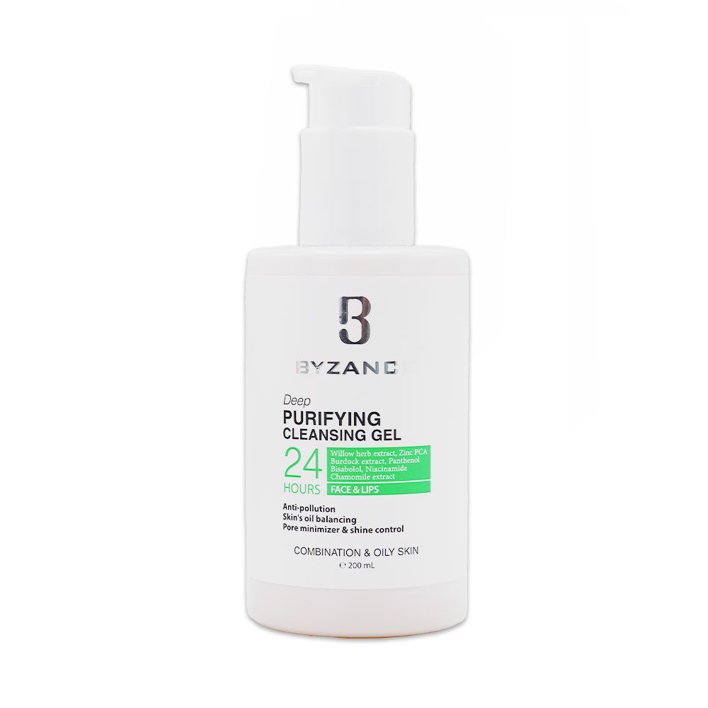 Byzance Deep Purifying Cleansing Gel ژل شستشوی صورت پوست چرب بیزانس