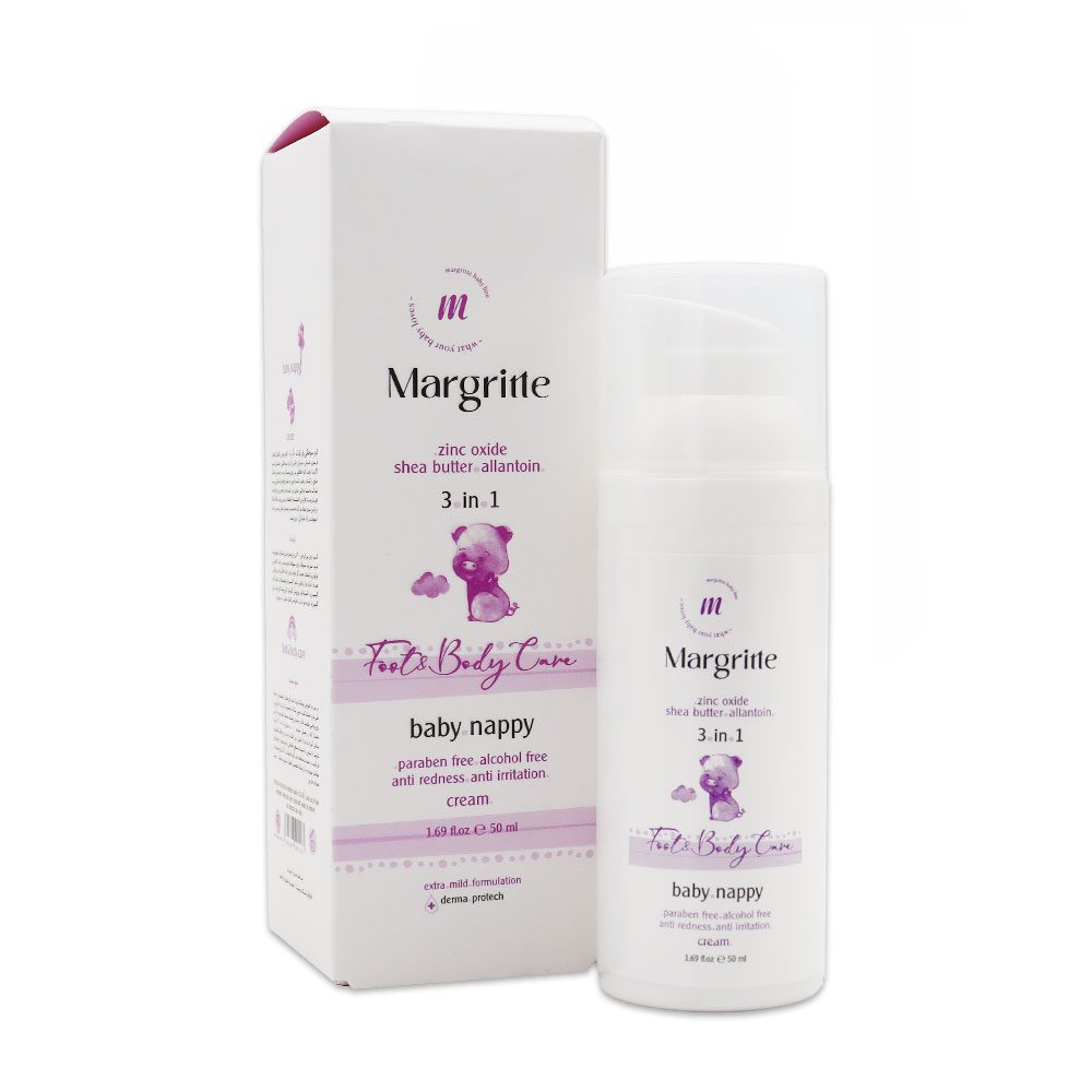 Margritte Baby Nappy Cream 3 In 1 کرم سوختگی پای کودک ۳ در ۱ مارگریت