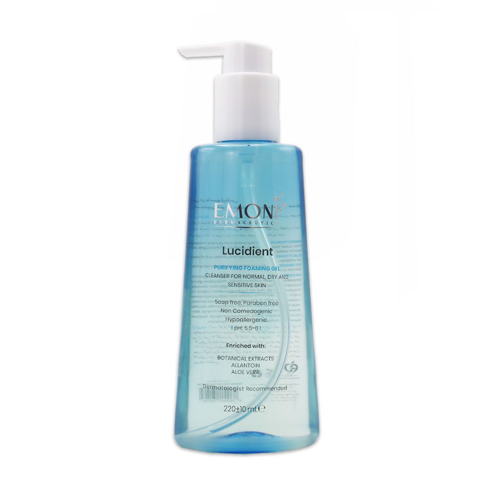 Emoni Foaming Gel For Normal To Dry Skin ژل شستشوی صورت پوست نرمال تا خشک امونی