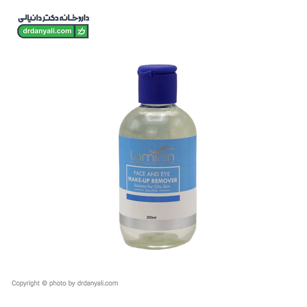 محلول پاک کننده آرایش پوست چرب لامینین