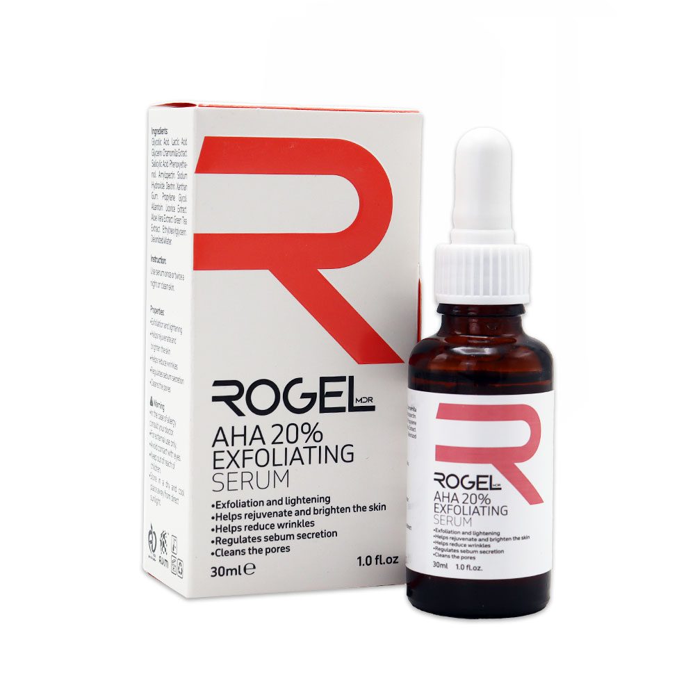 Rogel AHA 20 Exfoliating Serum سرم لایه بردار AHA 20 درصد روژل