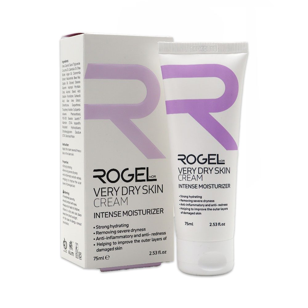 Rogel Very Dry Skin Cream Intense Moisturizer کرم پوست خشک و خیلی حساس روژل