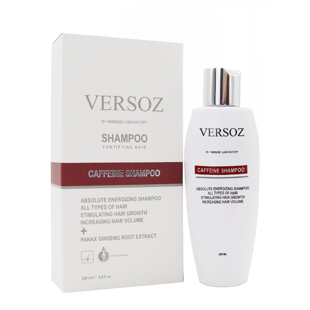 Versoz Caffeine Fortifying Hair Shampoo شامپو تقویت کننده و ضد ریزش کافئین ورسوز