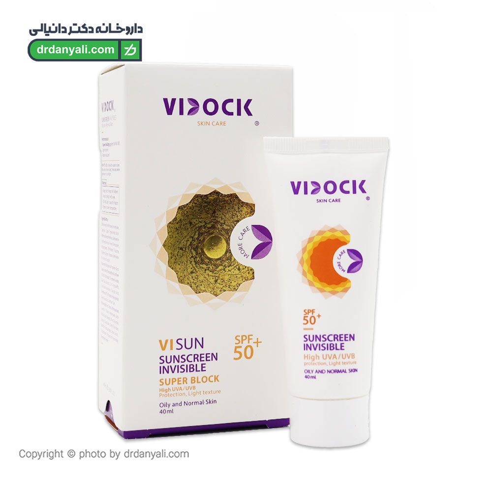 کرم ضد آفتاب بی رنگ پوست نرمال و چرب SPF50 ویدک
