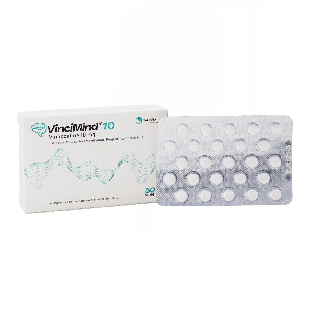 Vincimind 10 Tachra Pharmed Tabs قرص وینچی مایند 10 تچرا فارمد
