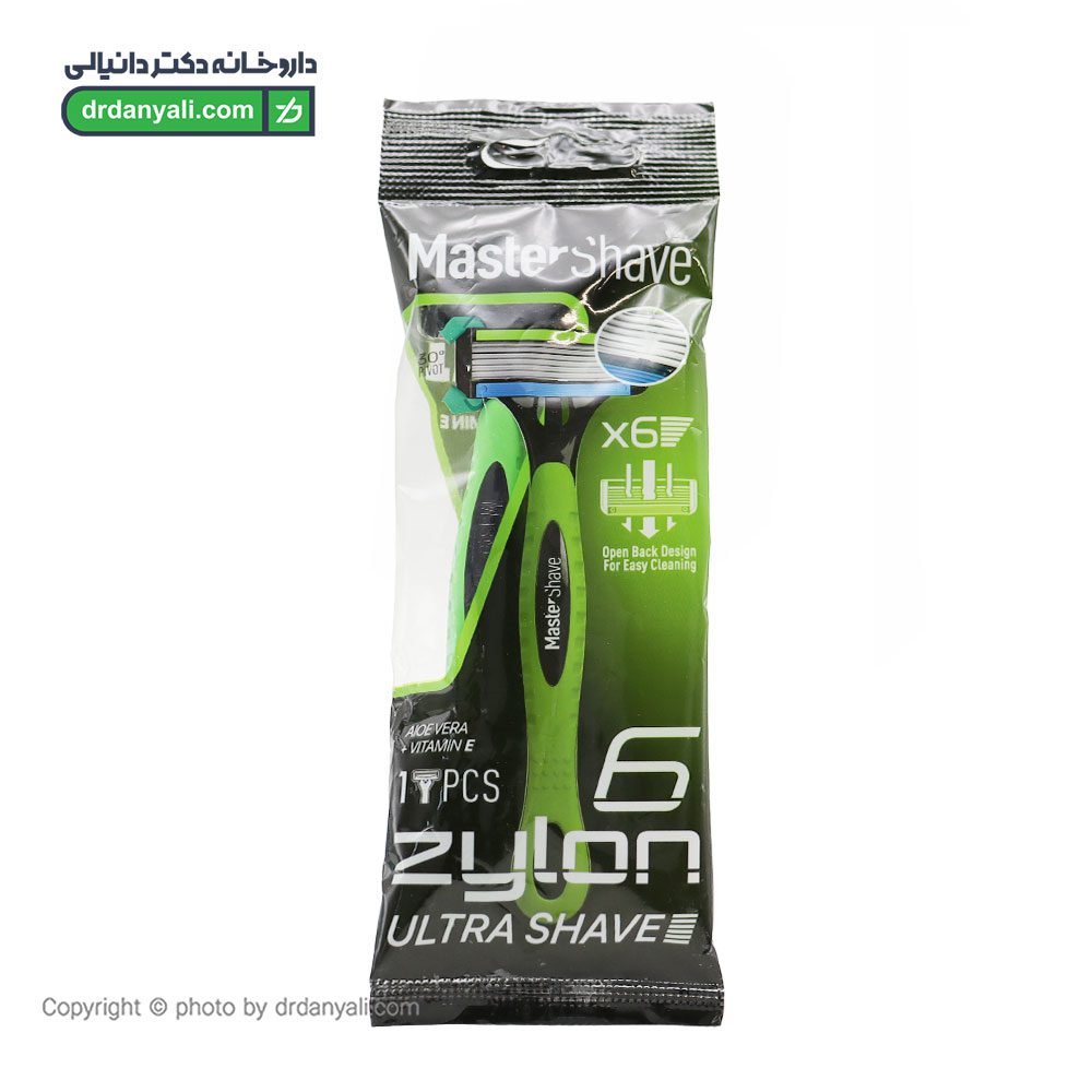 خودتراش مردانه 6 لبه مستر شیو مدل Zylon 6