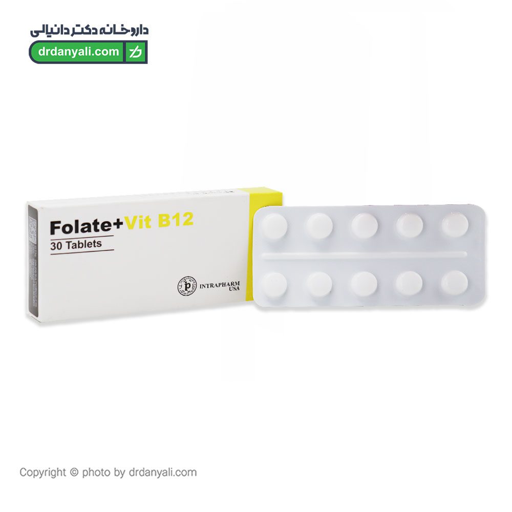 قرص فولات و ب12 اینترافارم