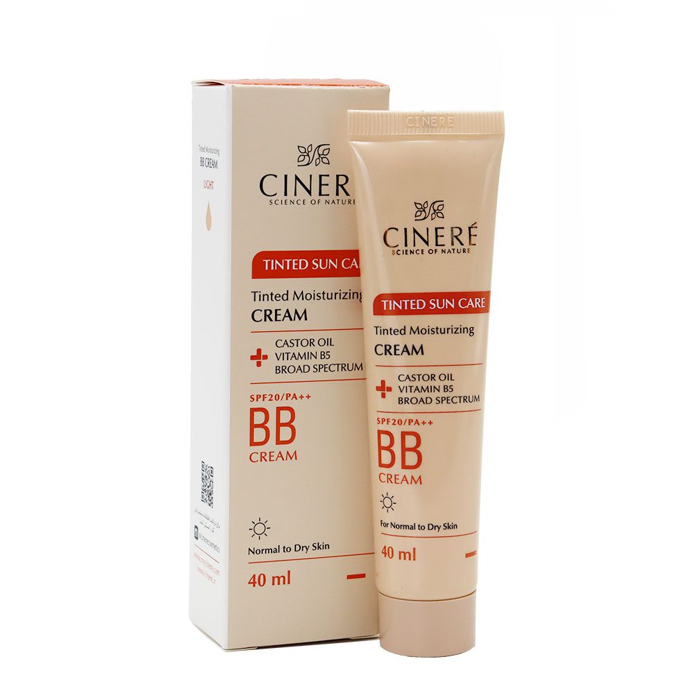Cinere Tinted Moisturizing BB Cream SPF20 بی بی کرم پوست خشک و نرمال SPF20 سینره