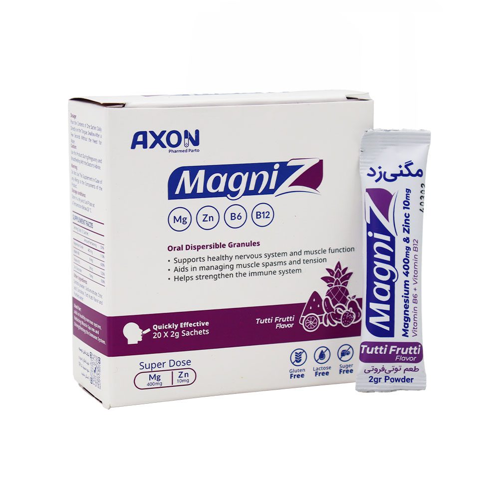 Magni Z Axon Sachets ساشه منیزیم مگنی زد آکسون