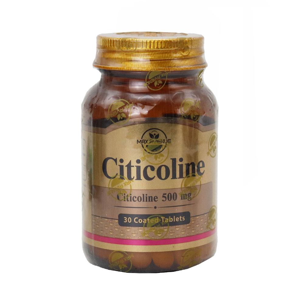 Max Avenue Citicoline 500 mg قرص سیتی کولین 500 مکس اونیو