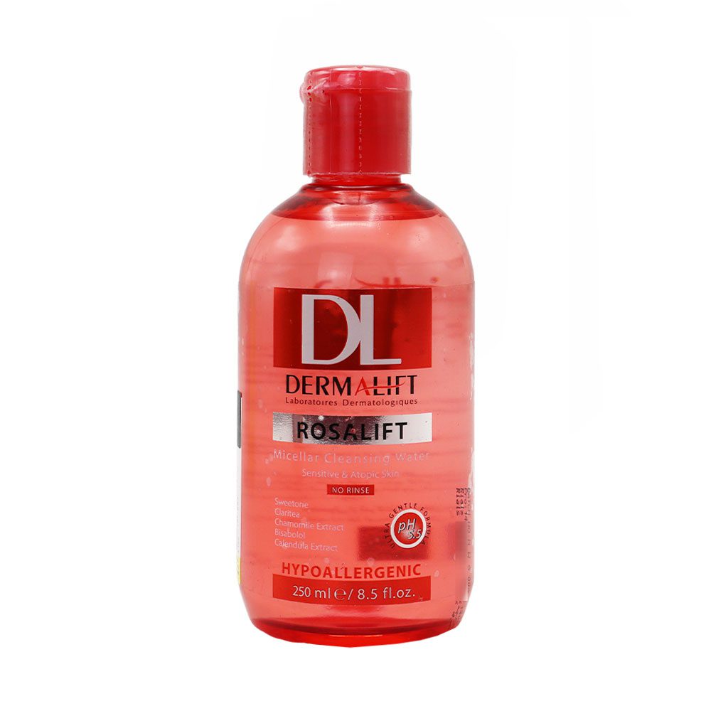 Dermalift Micellar Water Rosalift میسلار واتر پوست حساس رزالیفت درمالیفت