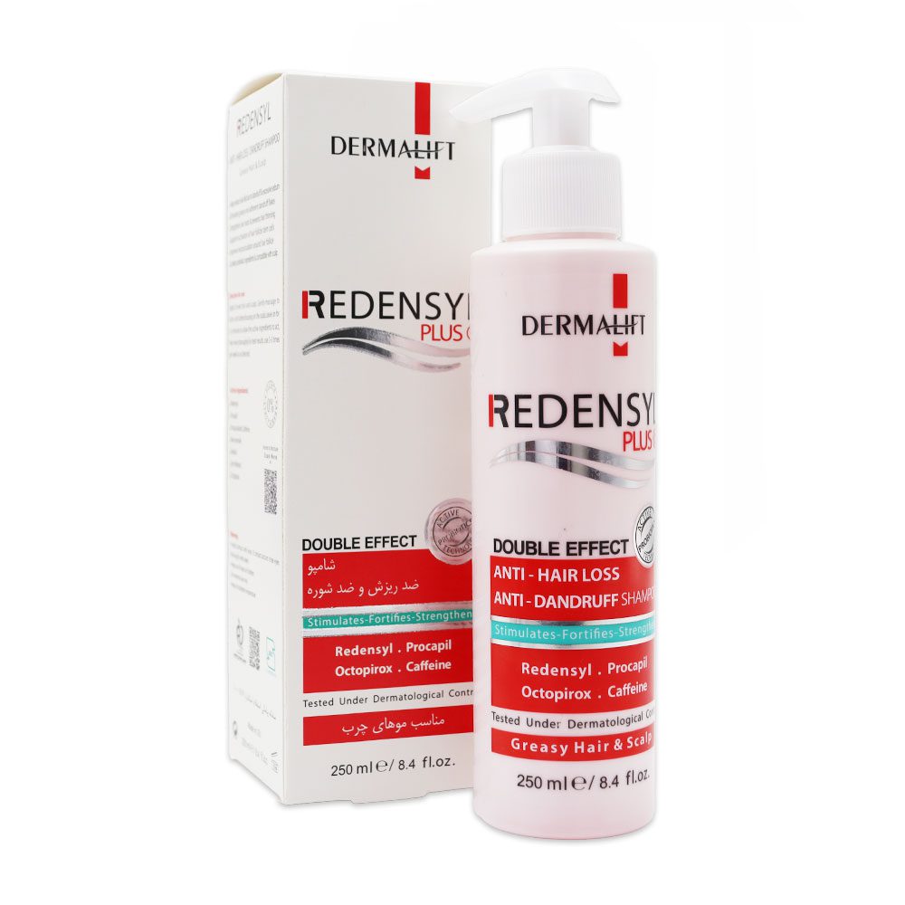 Dermalift Redensyl Women Anti Hair Loss Shampoo شامپو ضد ریزش موی چرب بانوان ردنسیل درمالیفت