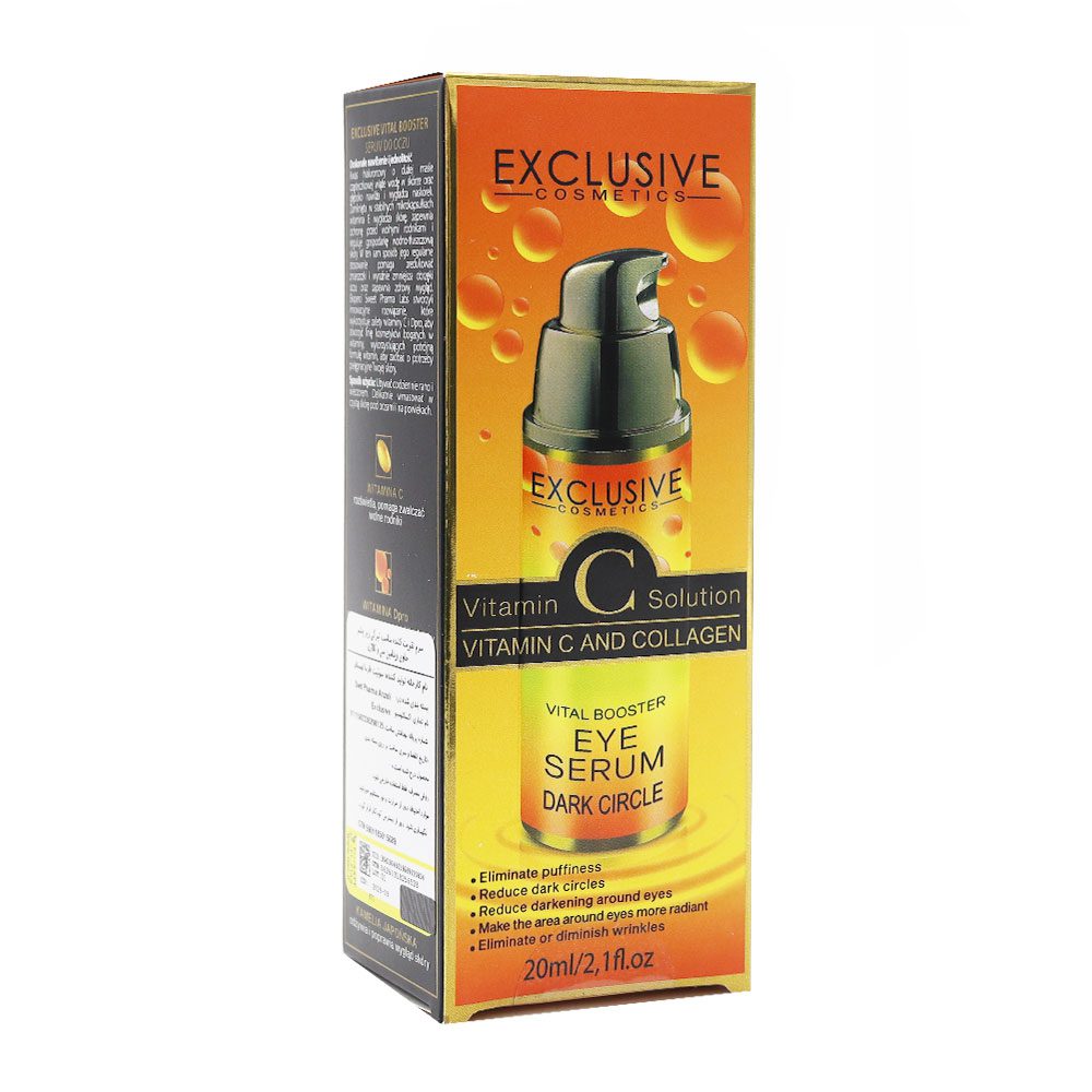 Exclusive Vitamin C And Collagen Eye Serum سرم دور چشم ویتامین سی و کلاژن اکسکلوسیو