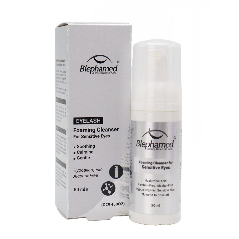 Blephamed eyelash Foam Cleanser فوم پاک کننده پلک و مژه بلفامد