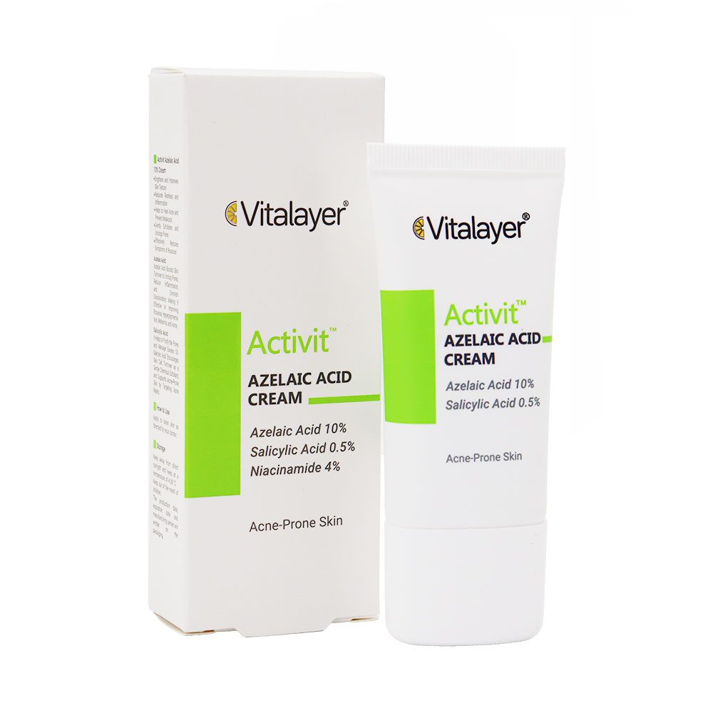 Vitalayer Activit Azelaic Acid Cream کرم آزلائیک اسید اکتی ویت ویتالیر