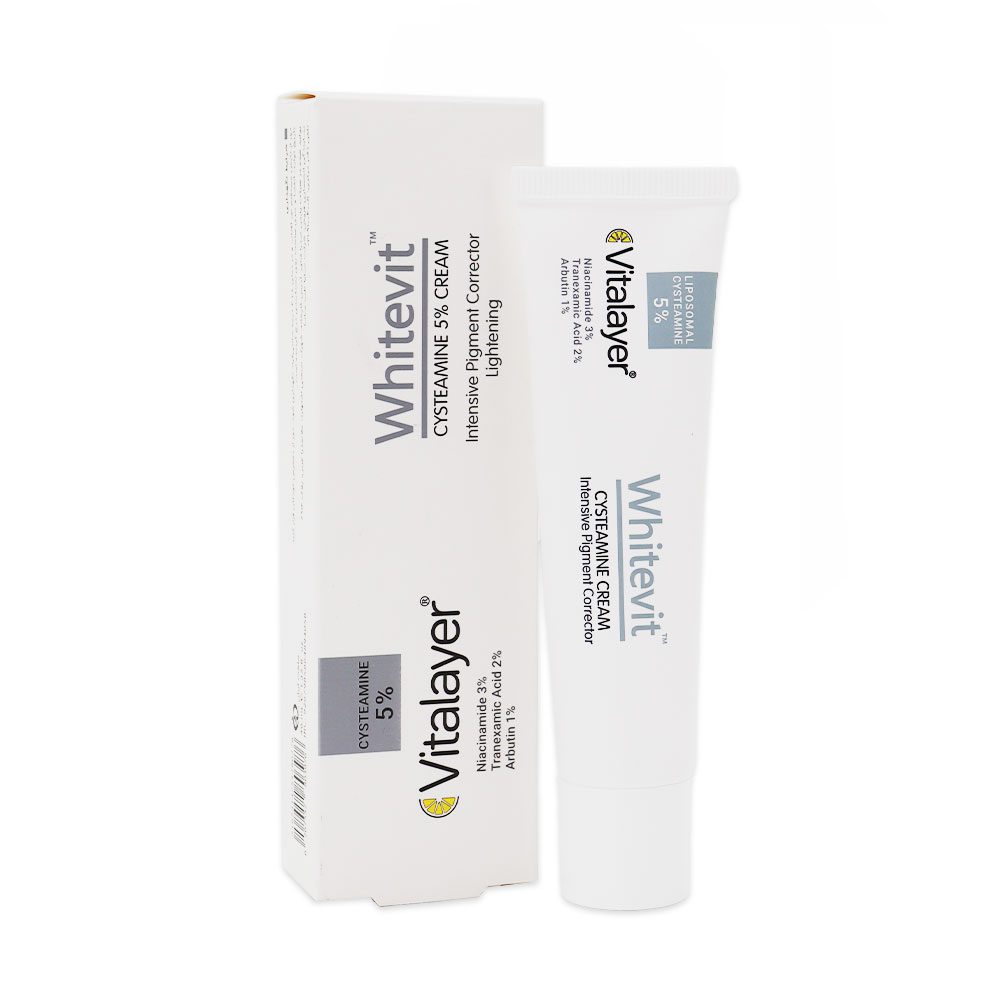 Vitalayer Cysteamine 5 Cream کرم ضد لک سیستئامین 5% وایت ویت ویتالیر