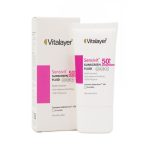ضد آفتاب بی رنگ پوست حساس SPF50 ویتالیر