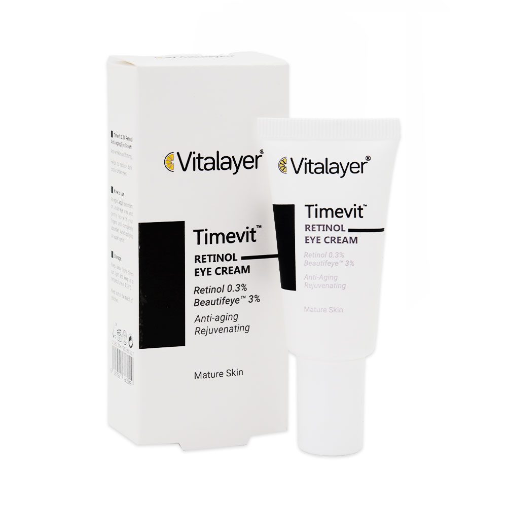 Vitalayer Timevite Retinol Eye Cream (3) کرم دور چشم ضد چروک ویتالیر