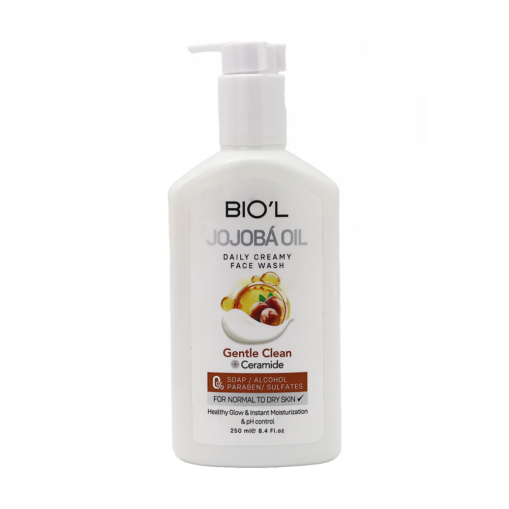 Biol Jojoba Oil Ceramide Daily Creamy Face Wash شوینده کرمی صورت روغن جوجوبا و سرامید بیول