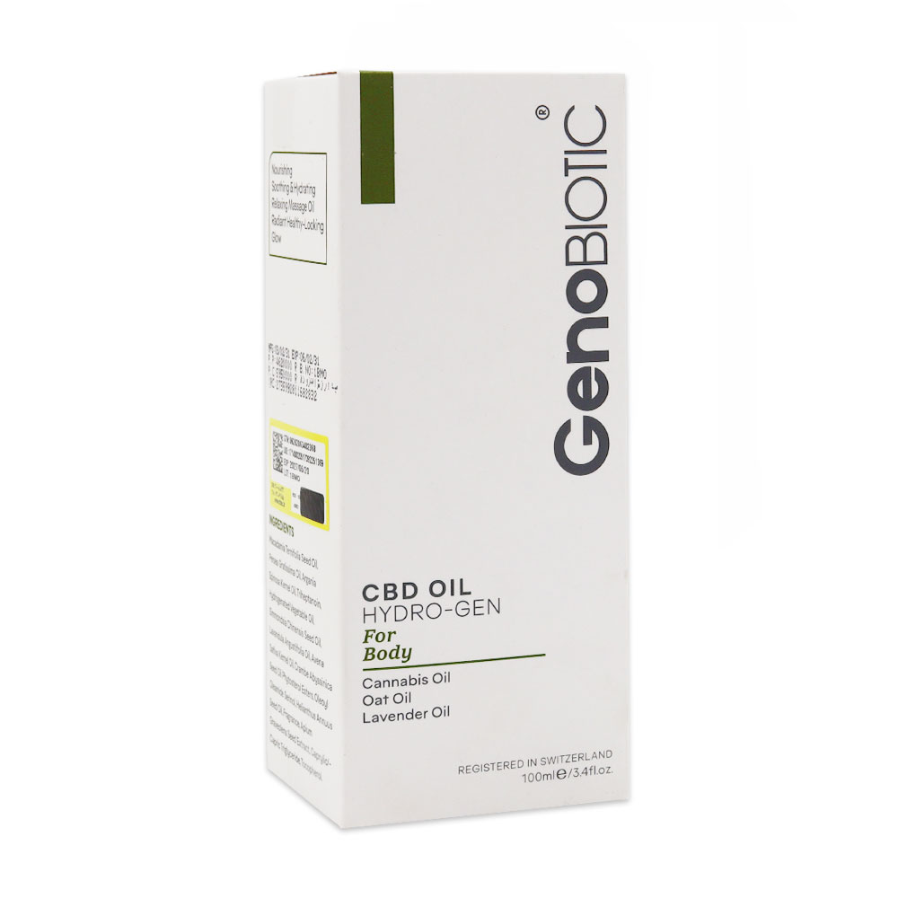 Genobiotic CBD Oil For Body روغن رطوبت رسان بدن CBD ژنوبایوتیک