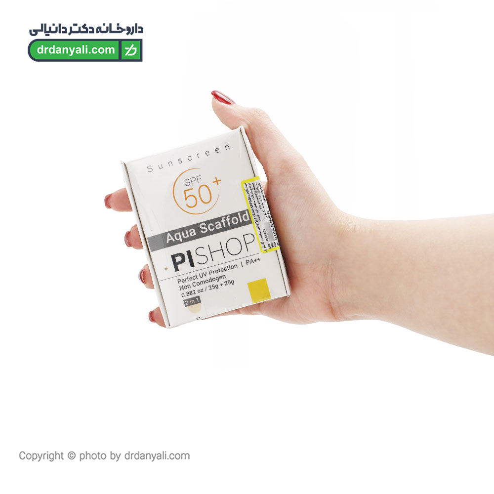کرم ضد آفتاب رنگی پوست خشک پی شاپ SPF50