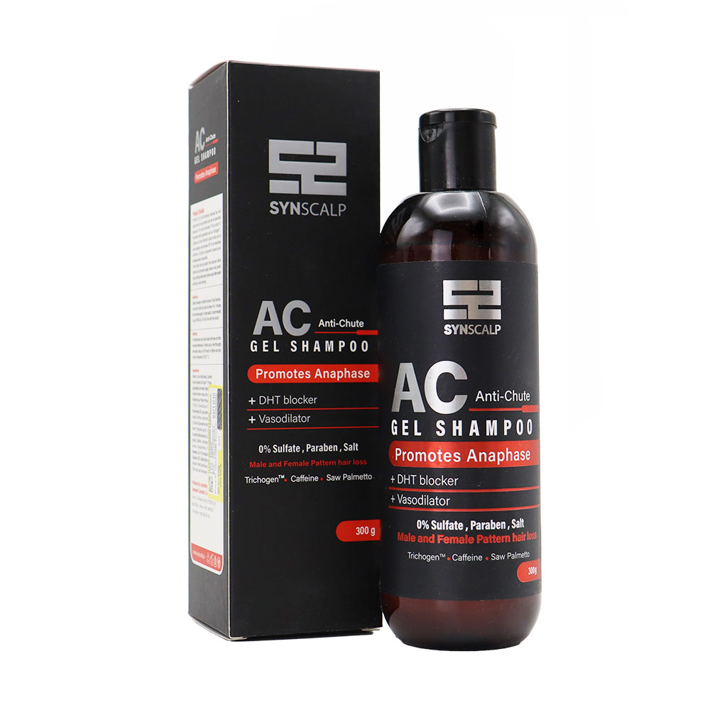 Synscalp AC Anti chute Gel Shampoo Promotes Anaphase شامپو تقویت کننده مو ساین اسکالپ