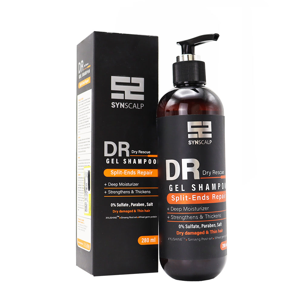 Synscalp Spilit Ends Reapair Gel Shampoo شامپو موی نازک و شکننده ساین اسکالپ