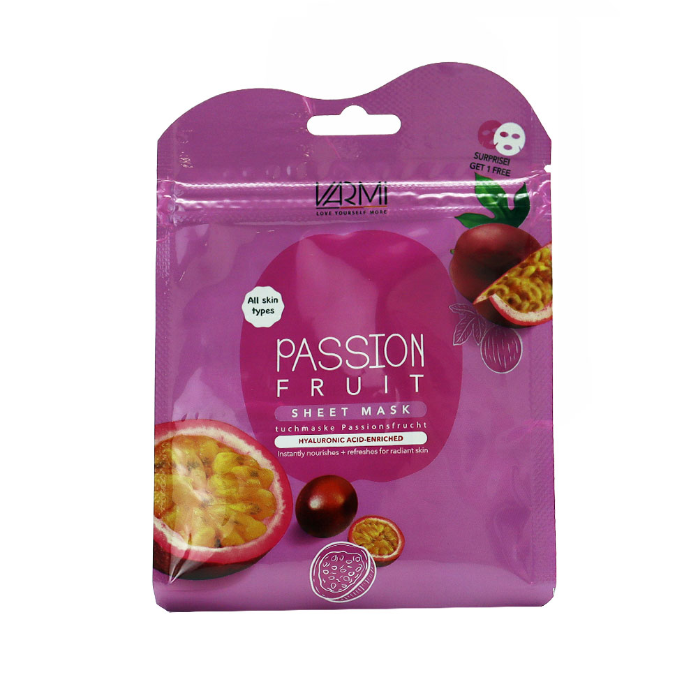 Varmi Passion Fruit Sheet Mask ماسک ورقه ای صورت پشن فروت وارمی