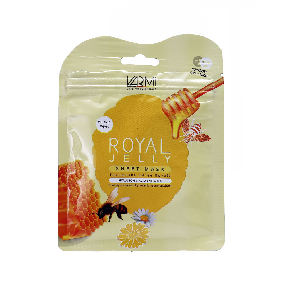 Varmi Royal Jelly Sheet Mask ماسک ورقه ای صورت رویال ژلی وارمی