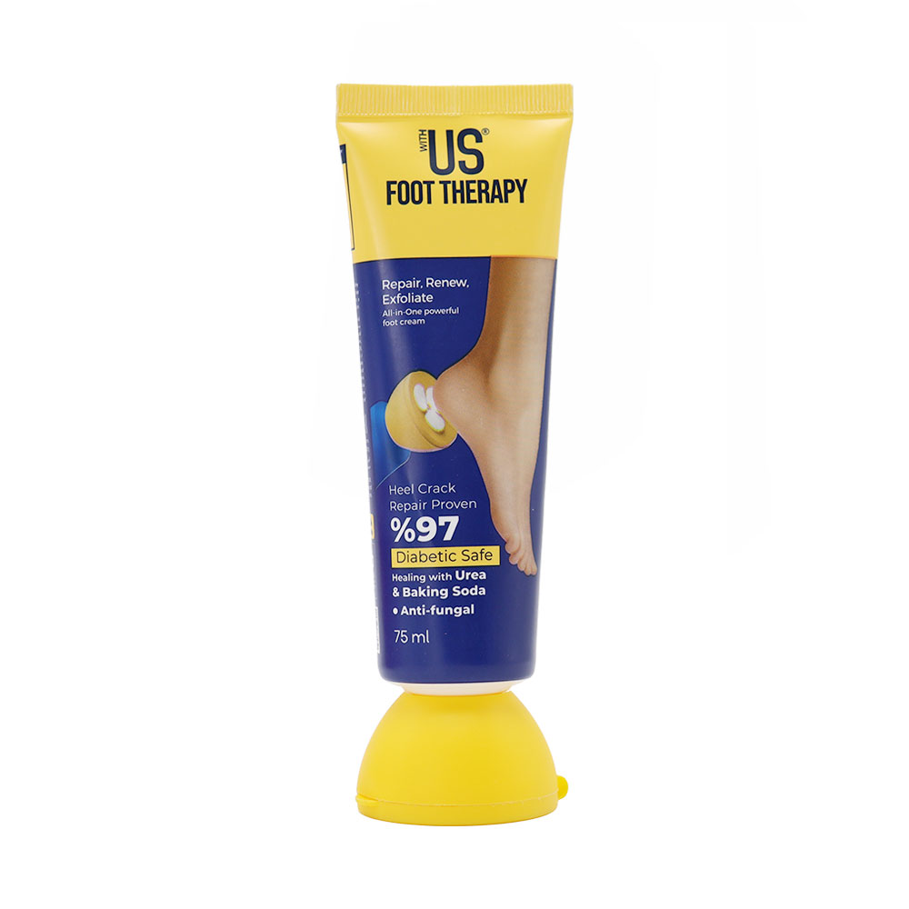 With Us Foot Therapy کرم ترک پا ویت آس