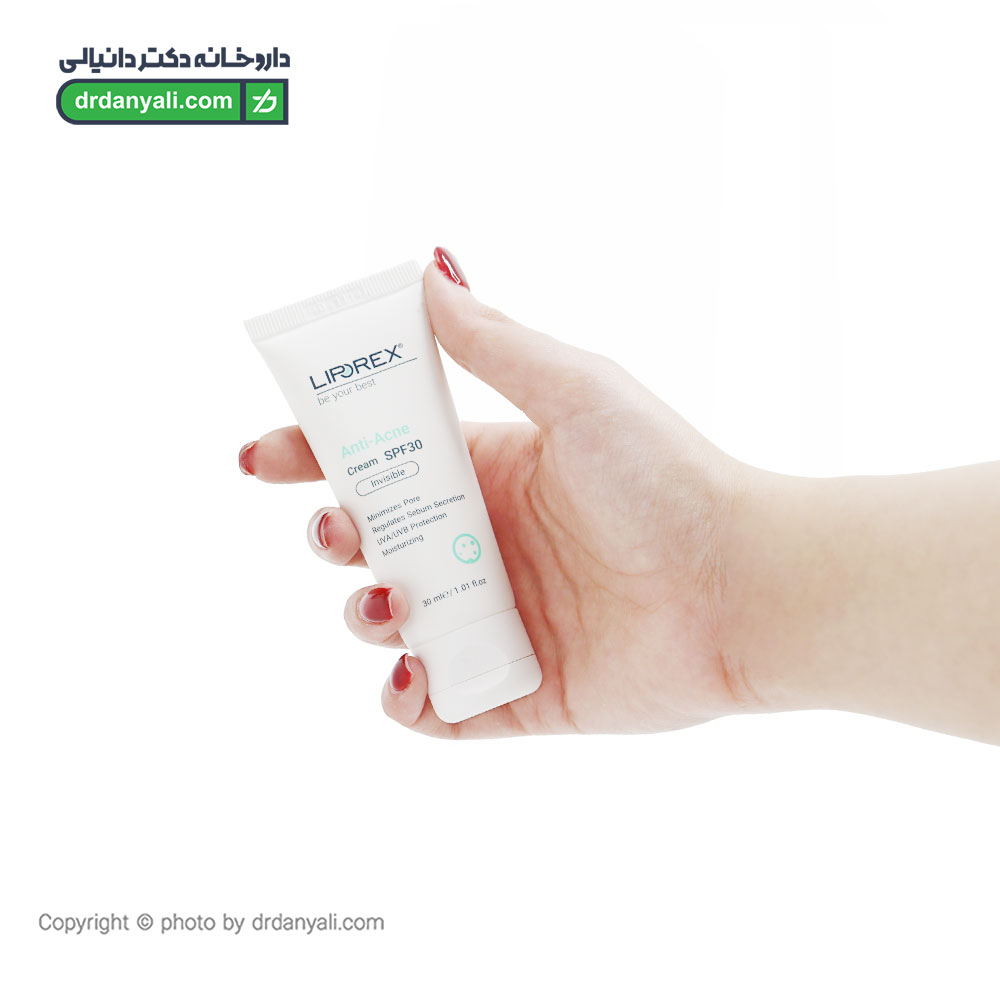 کرم ضد جوش بی رنگ SPF30 لیپورکس