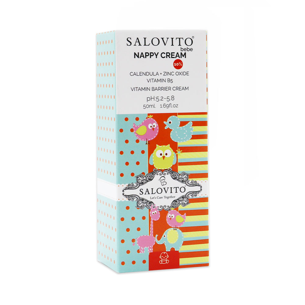 Salovito Nappy Cream 10% کرم پای نوزادان 10 درصد زینک اکساید سالوویتو