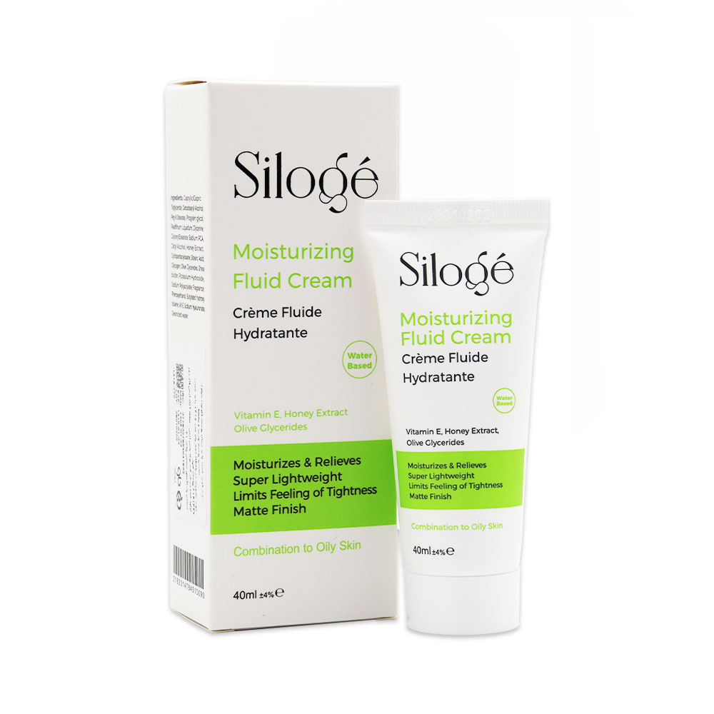 siloge moisturizing fluid cream (3) فلوئید مرطوب کننده پوست چرب سیلوژه